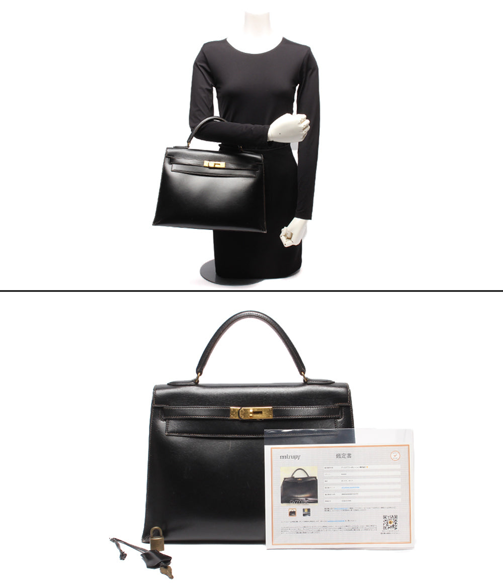 HERMES ハンドバッグ 〇S刻印 ゴールド金具 ケリー32 レディース エルメス