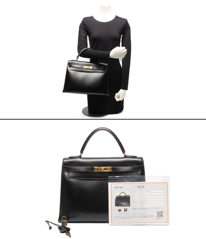 HERMES ハンドバッグ 〇S刻印 ゴールド金具 ケリー32 レディース エルメス