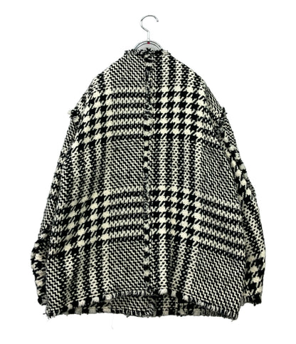 SLY ツイードジャケット 21AW TWEED PATTERN NO COLLAR ジャケット 030EAP30-1030 レディース SIZE FREE (M) スライ