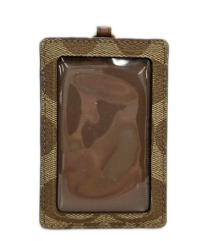 COACH パスケース ストラップ付き PVC シグネチャー F63274 レディース コーチ