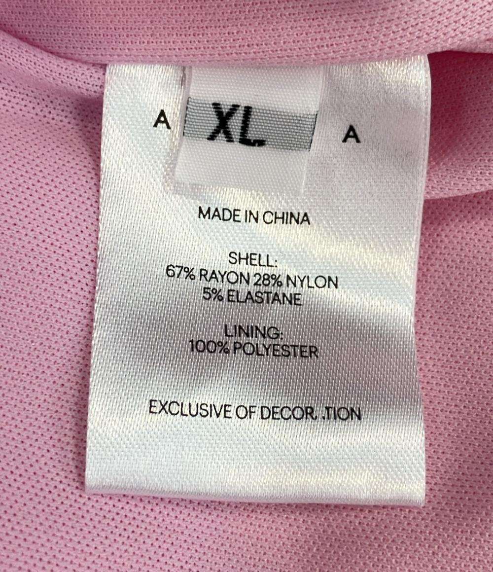 AREA ミニワンピース クリスタル付き 背面ハート型カットアウト ノースリーブ RN154562 レディース SIZE XL エリア