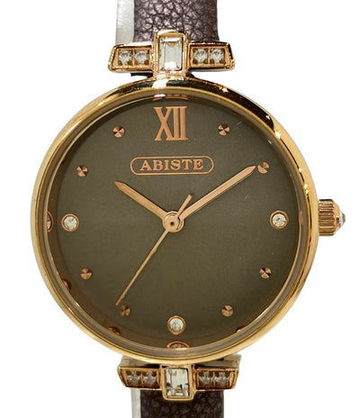 ABISTE 腕時計 クオーツ シルバー レディース アビステ