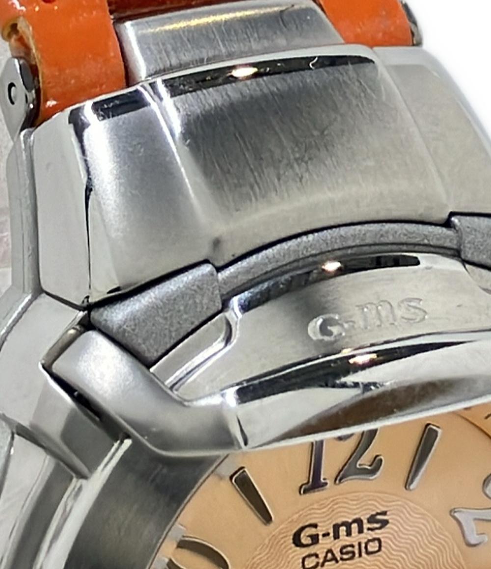 カシオ 腕時計 電池式電波 Baby-G クオーツ オレンジ MSG-1100L レディース CASIO