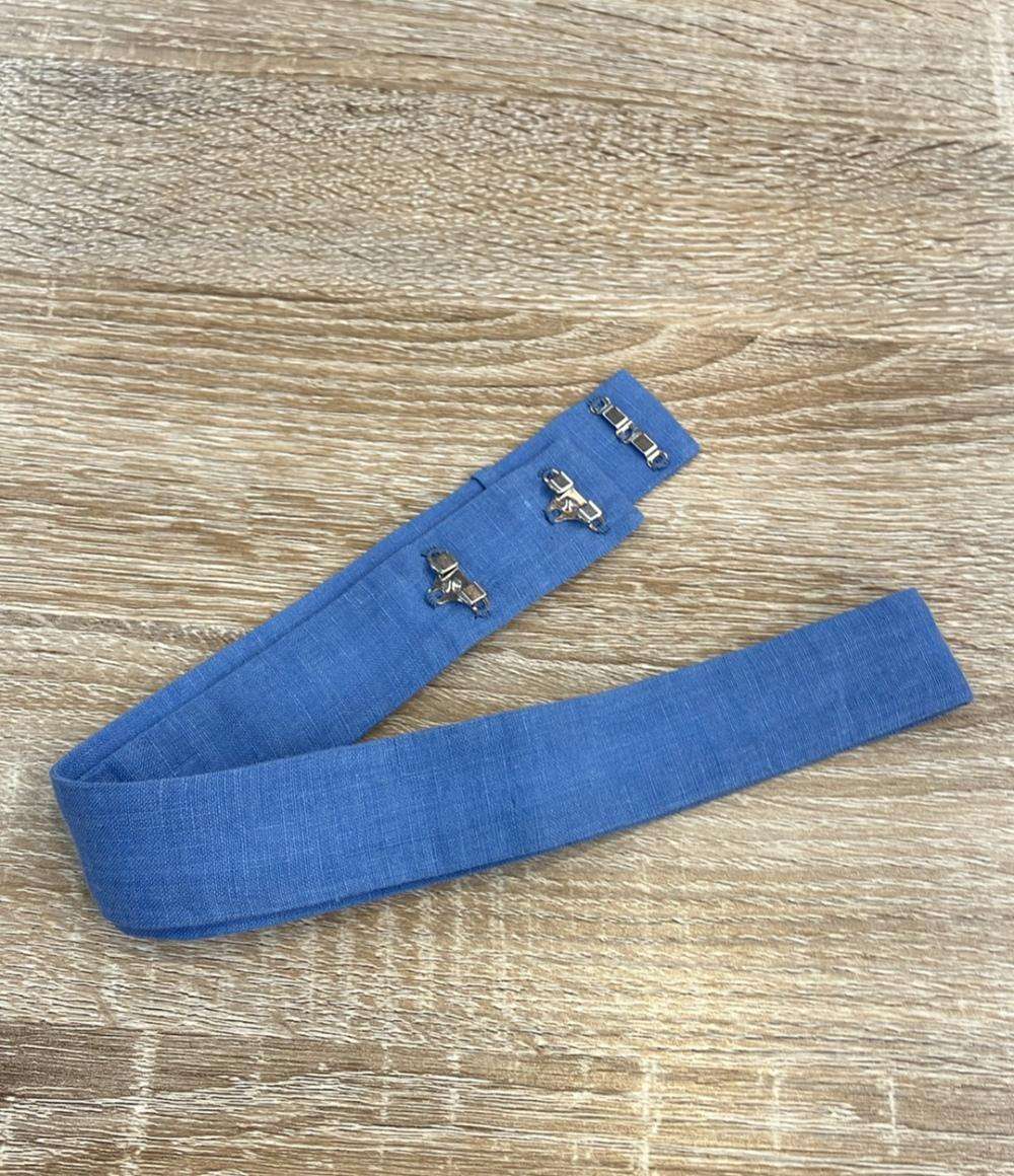 MYLAN 長袖ワンピース ボリュームスリーブ シャツ タグ付き リネン100% MY24SS-BL028 レディース SIZE F (M) マイラン