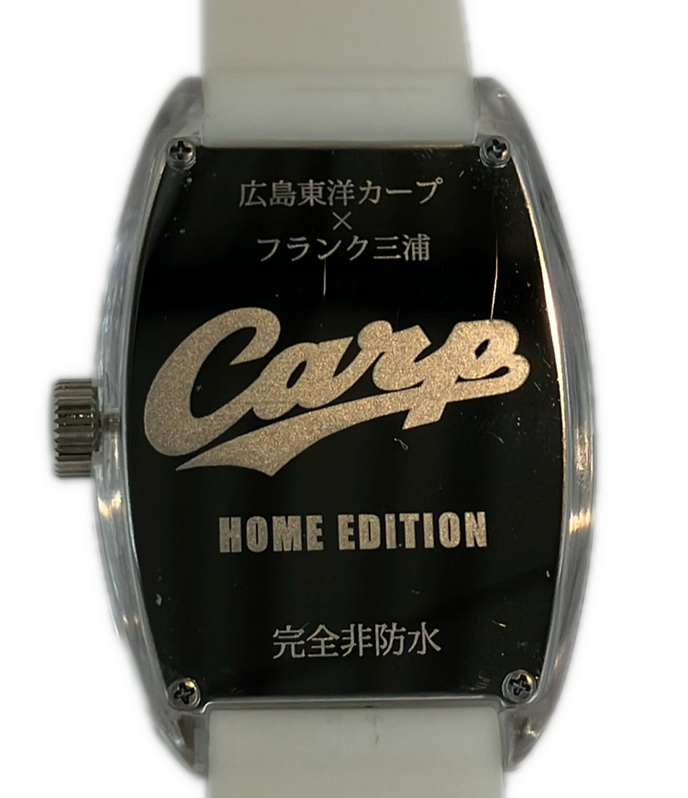 美品 腕時計 広島東洋カープ クオーツ レディース メンズ フランク三浦