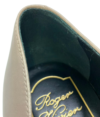 ROGER VIVIER スクウェアトゥフラットシューズ レディース SIZE 38 1/2 ロジェ ヴィヴィエ