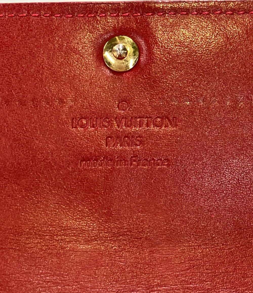 ルイヴィトン 長財布 ポルトフォイユ サラ ヴェルニ ポムダムール M93530 レディース LOUIS VUITTON