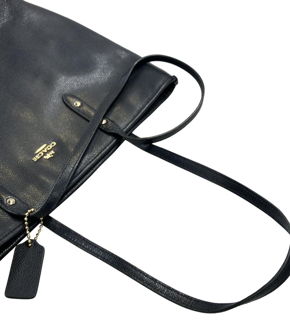 COACH コーチ ショルダーバッグ トートバッグ ネイビー F36875 COACH - COACH コーチ ショルダーバッグ トートバッグ ネイビー F36875