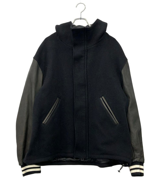 Name. スタジャン フーデッド 袖レザー ダブルジップ スナップボタン NMJK-22AW-003 メンズ SIZE 2 (M) ネーム