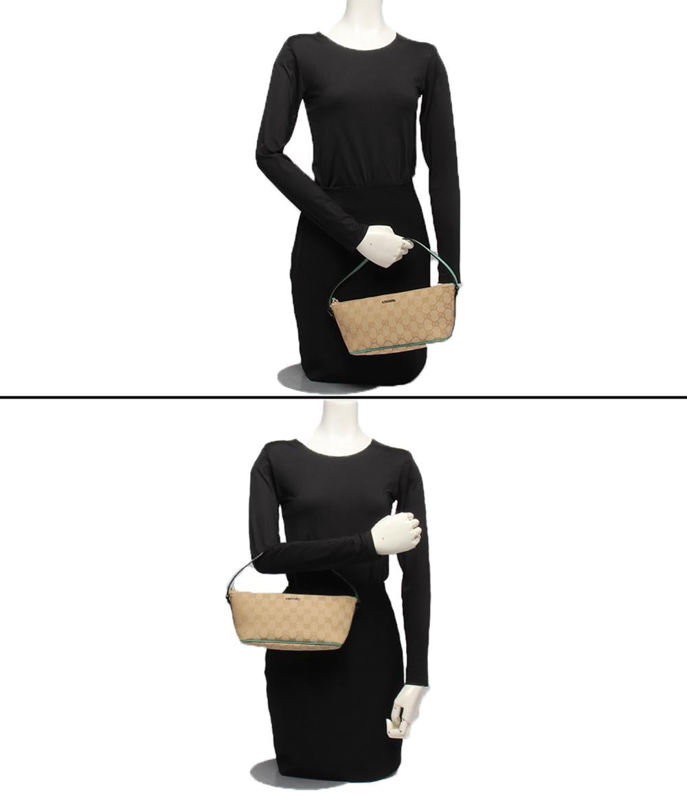 美品 ポーチ ハンドバッグ GGキャンバス 07198 2123 レディース グッチ