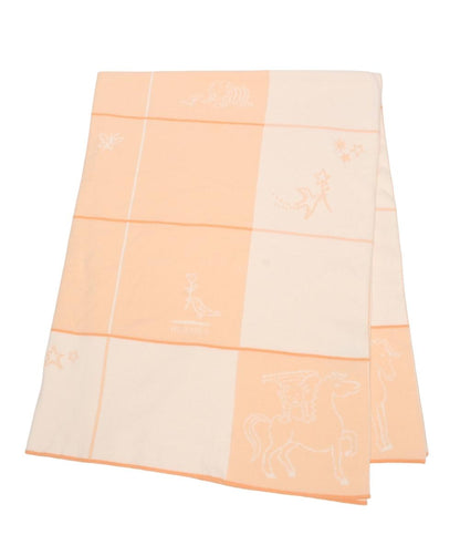 美品 HERMES ブランケット ひざ掛け ガブリオル レディース ベビー エルメス