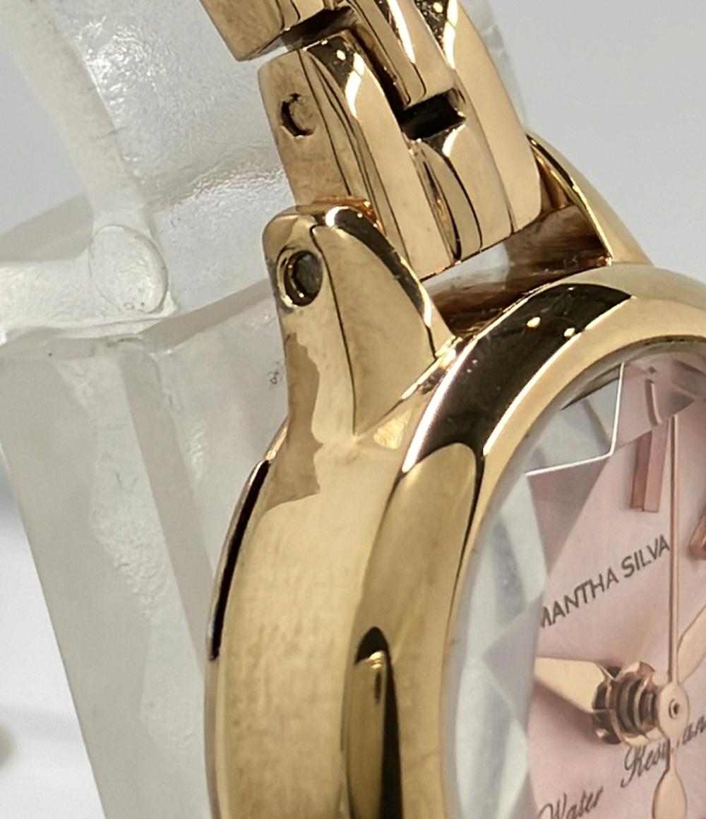 SAMANTHA SILVA 腕時計 クオーツ ピンク レディース サマンサシルヴァ