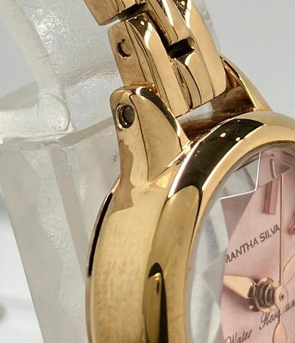 SAMANTHA SILVA 腕時計 クオーツ ピンク レディース サマンサシルヴァ