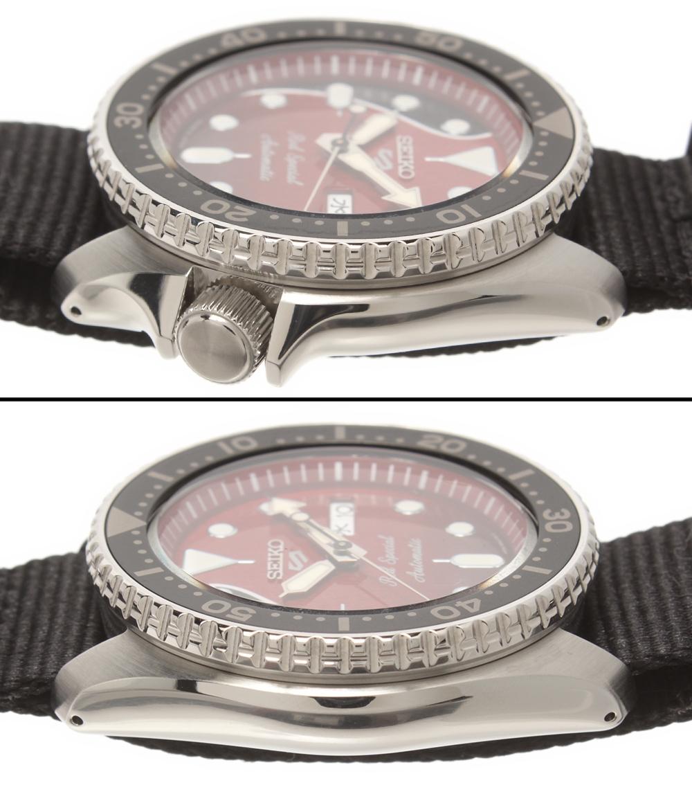 SEIKO 腕時計 QUEEN ブライアン・メイ レッド・スペシャルモデル 5 スポーツ 自動巻き レッド 4R36-08H0（SBSA073） メンズ セイコー