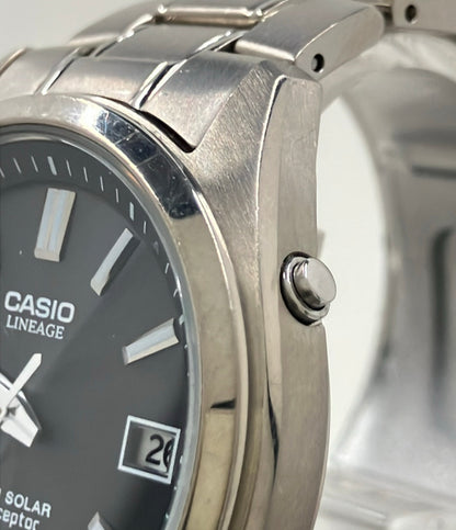 CASIO 腕時計 リニエージ LINEAGE ソーラー ブラック LIW-130T メンズ カシオ