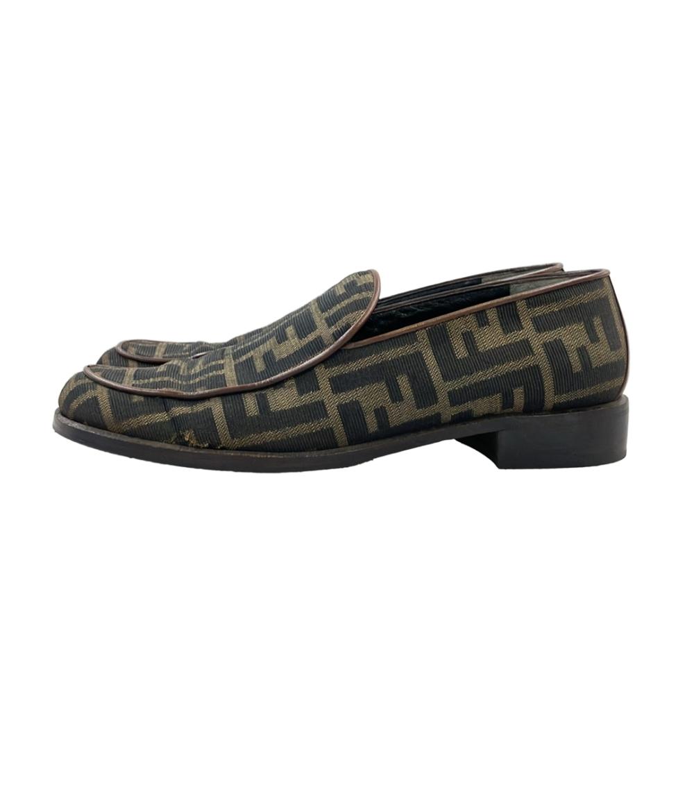 FENDI ローファー ズッカ柄 レディース SIZE 38 1/2 (25.5cm
