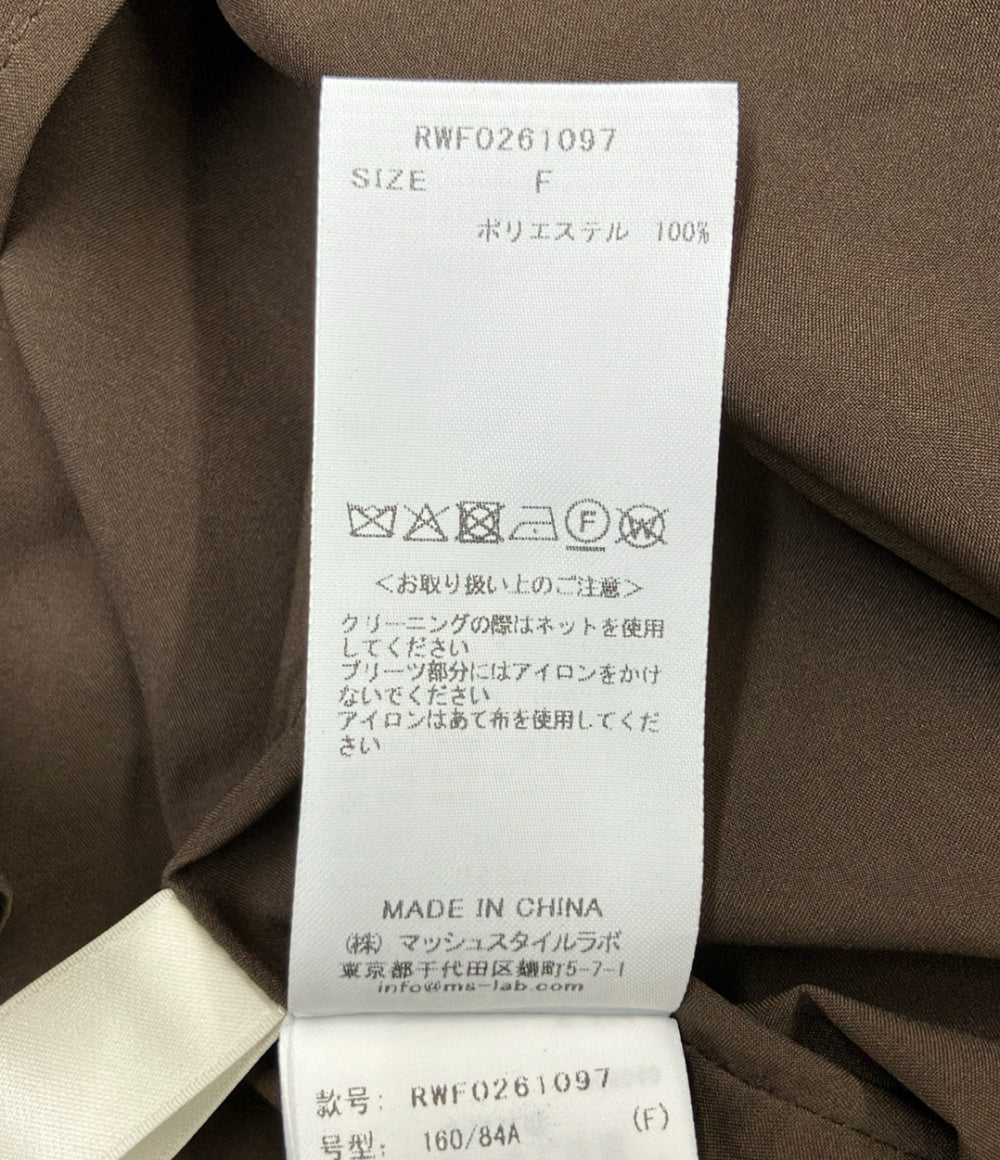 FUR FUR ノースリーブワンピース RWF0261097 レディース SIZE F ファーファー