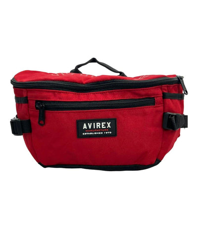 美品 アヴィレックス ウエストバッグ ボディバッグ メンズ AVIREX