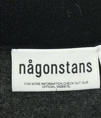 nagonstans 長袖カーディガン ダブルフェイス フロントボタン 470FA870-0700 レディース SIZE M ナゴンスタンス