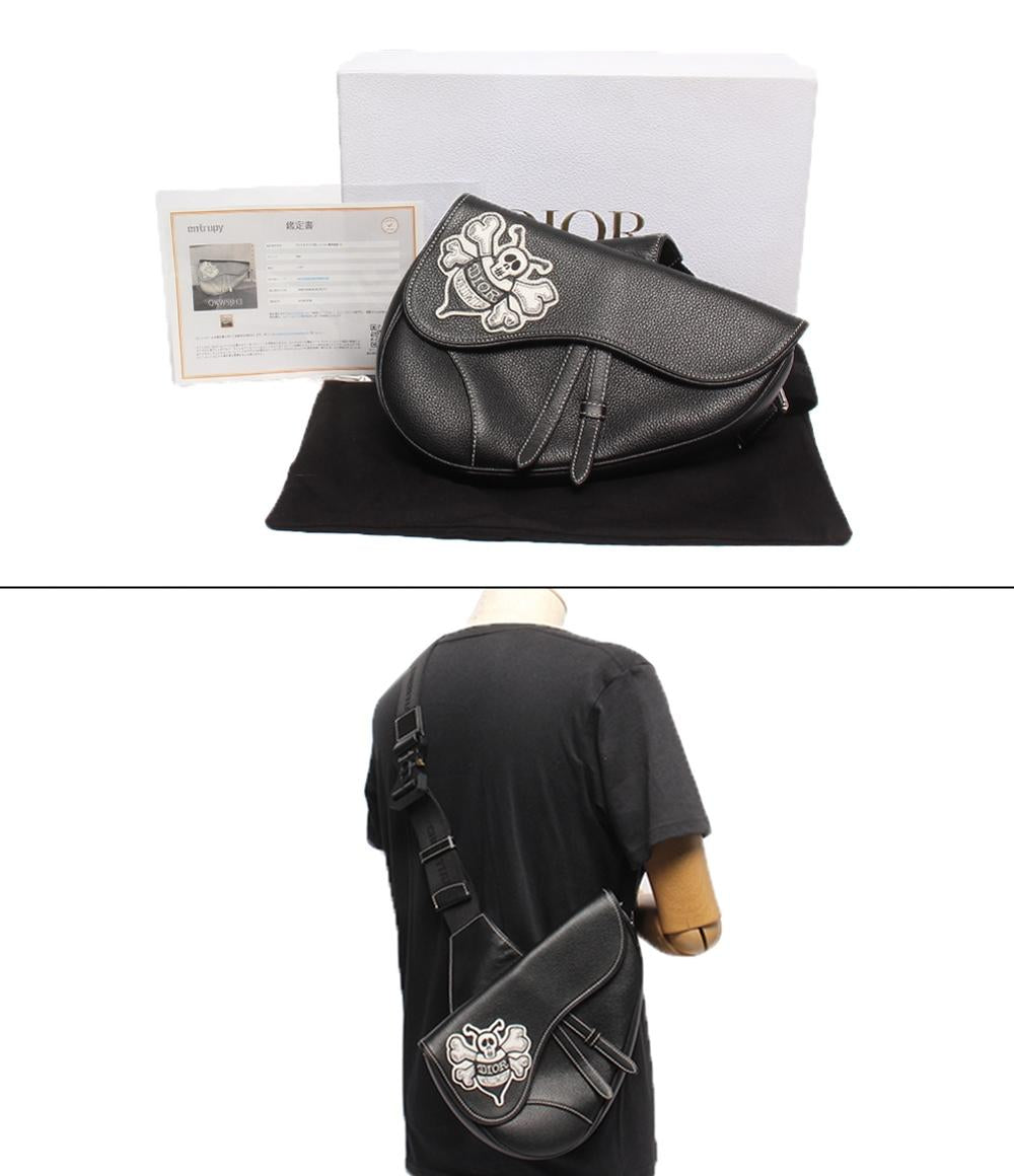 Dior STUSSY ボディバッグ ショルダーバッグ 蜂 サドルバッグ メンズ
