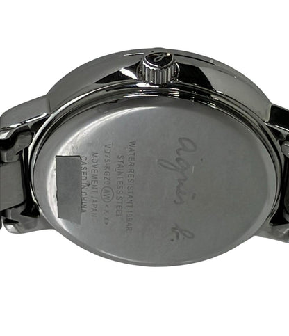 agnes b. 腕時計 クオーツ ネイビー VD75-KGZ0 メンズ アニエスベー