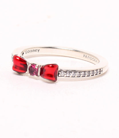 美品 PANDORA Disney リング 指輪 SV925 白雪姫 リボンモチーフ レディース SIZE 13号 パンドラ