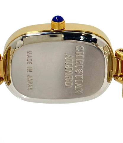 美品 CHRISTIAN AUJARD 腕時計 クオーツ レディース クリスチャンオジャール