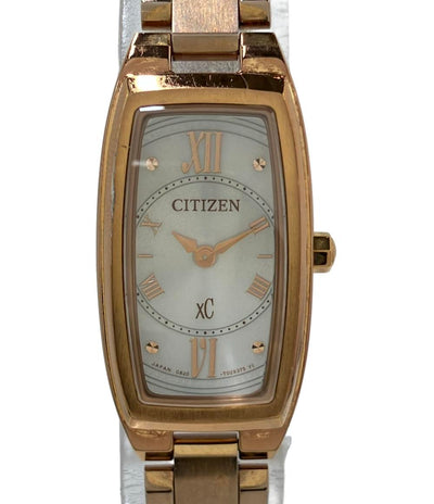 CITIZEN 腕時計 XC クロスシー ソーラー シルバー G620-T019251 レディース シチズン