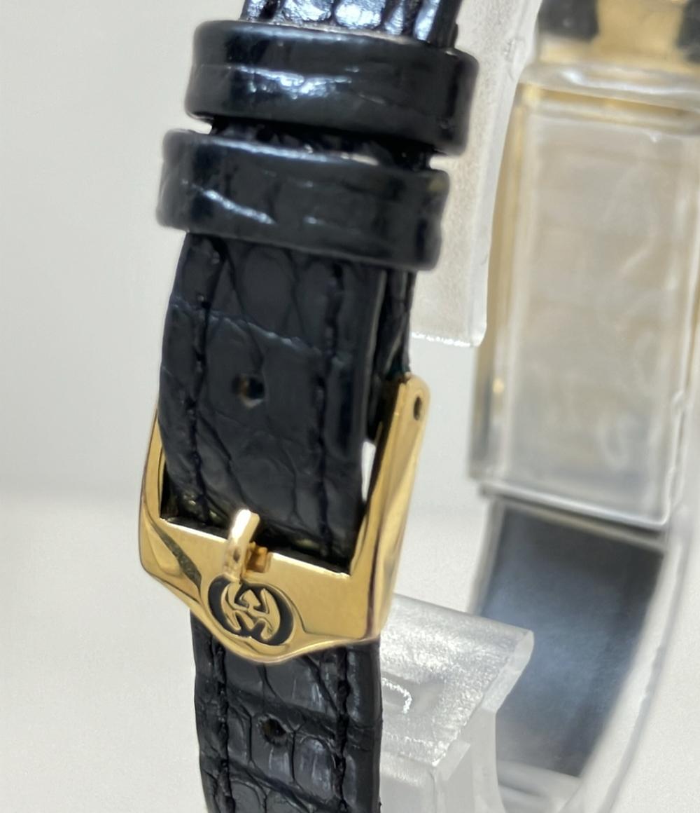 GUCCI クォーツ 腕時計 ブラック GUCCI グッチ 3200L クォーツ レディース 腕時計 ブラック