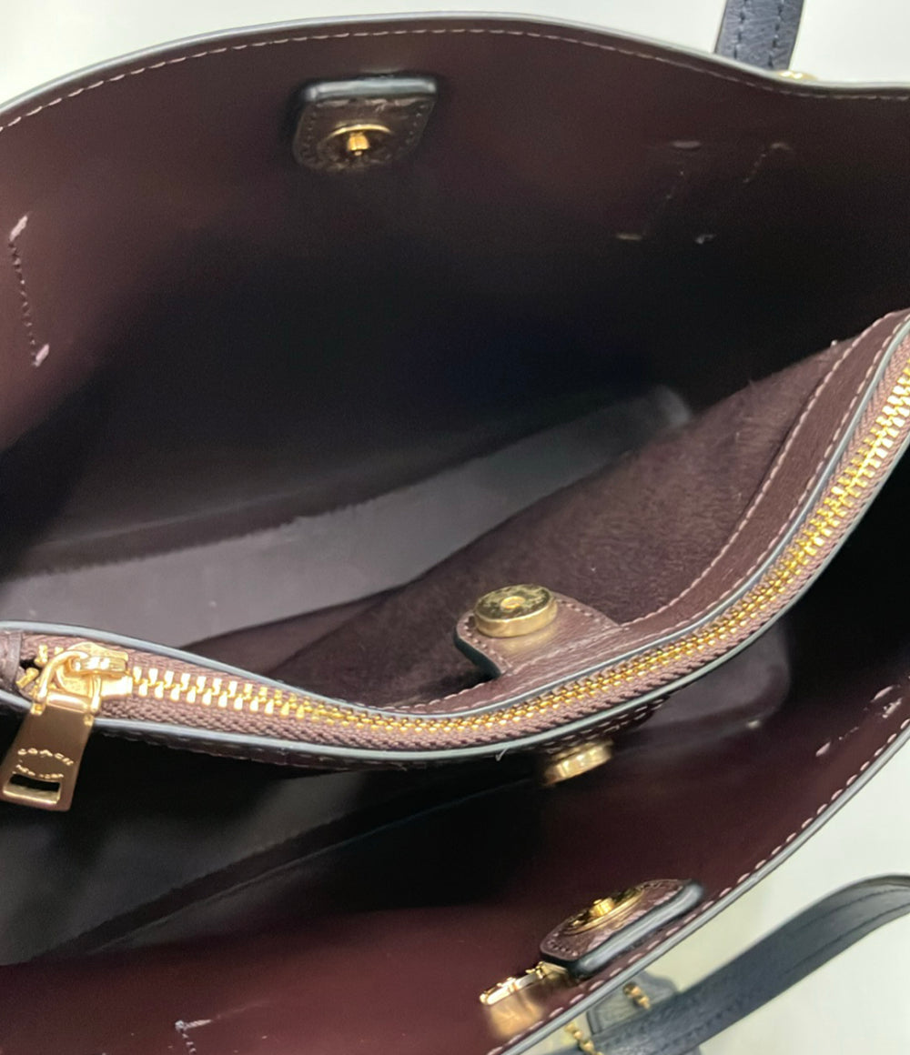 美品 COACH 2WAY ハンドバッグ ショルダーバッグ 斜め掛け F58849 レディース コーチ