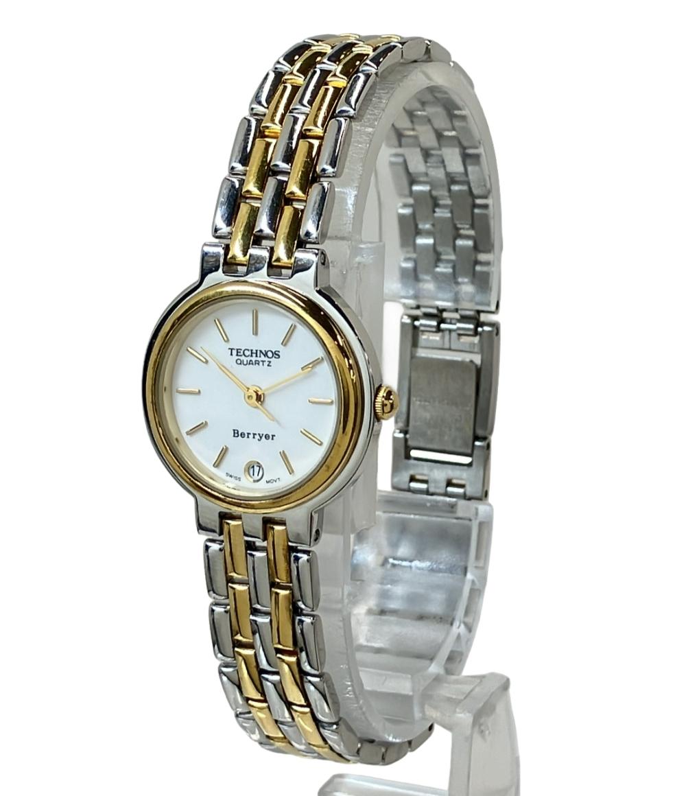 テクノス 腕時計 クオーツ ホワイト レディース TECHNOS