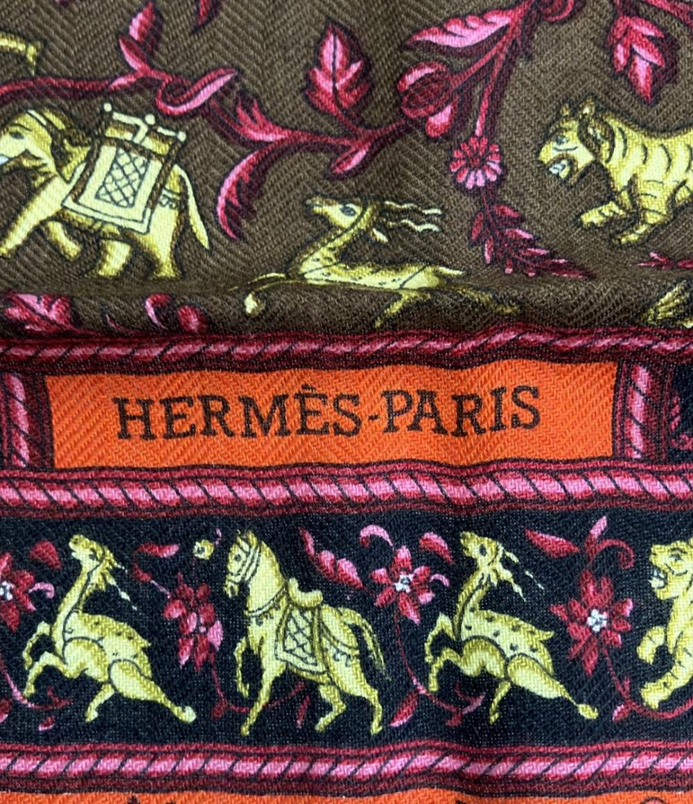 エルメス スカーフ カレ90 インドの狩猟 CHASSE en INDE レディース HERMES