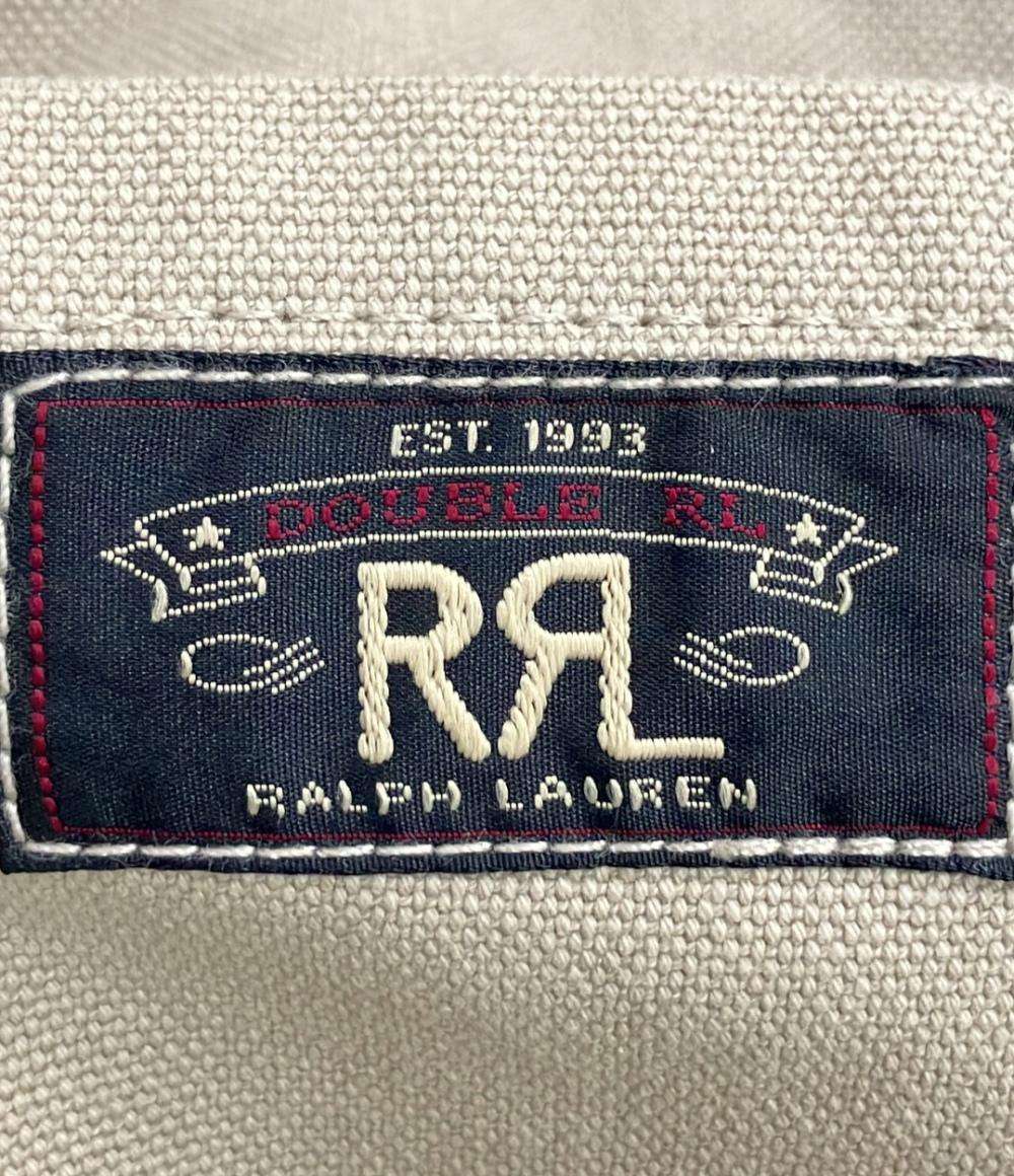 RRL トートバッグ ショルダーバッグ 2WAY 斜め掛け 絹 牛革 ロゴ