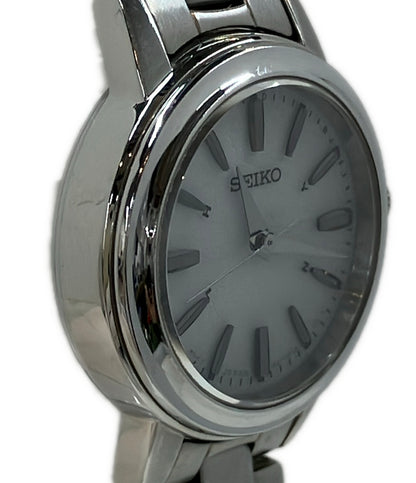 SEIKO 腕時計 電波ソーラー ソーラー ホワイト 1B21-0AL0 レディース セイコー