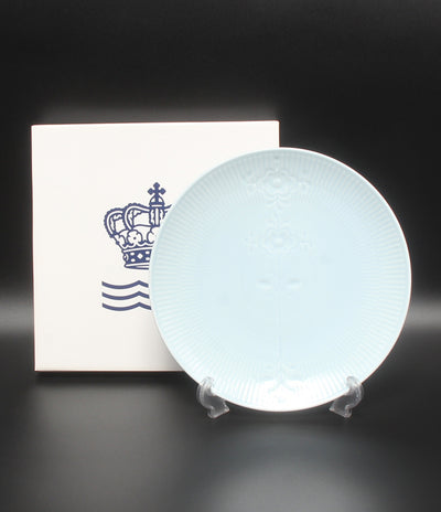 美品 Royal Copenhagen クーププレート 皿 23cm フラワーエンブレム ロイヤルコペンハーゲン
