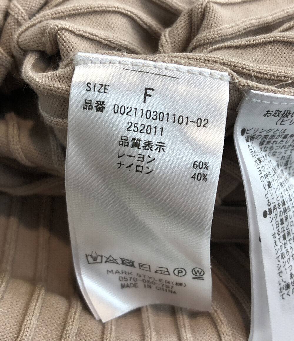 マーキュリーデュオ  2WAYニットキャミワンピースセット     002110301101-02 レディース SIZE F (M) MERCURY DUO