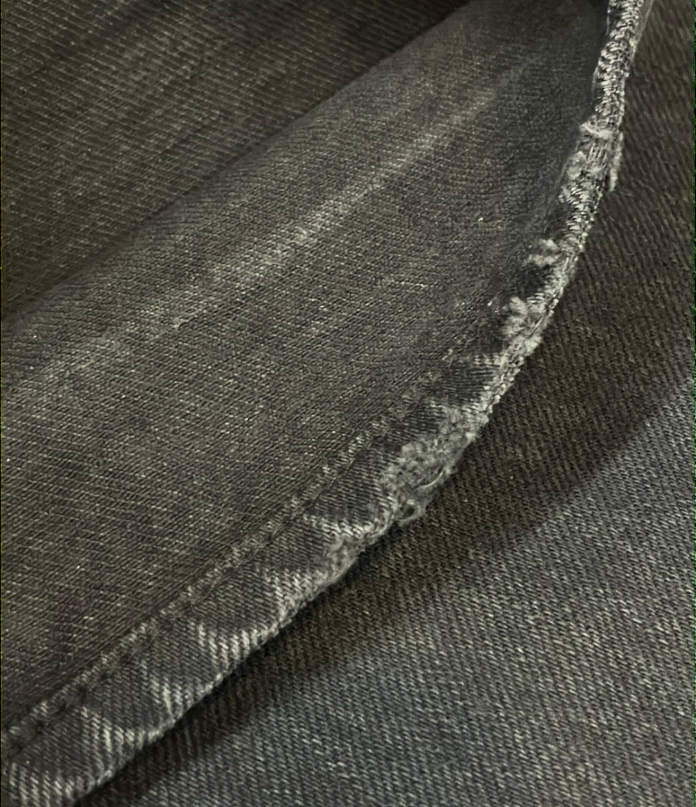 VISVIM デニムパンツ ダメージ加工 ボタンフライ メンズ ビズビム