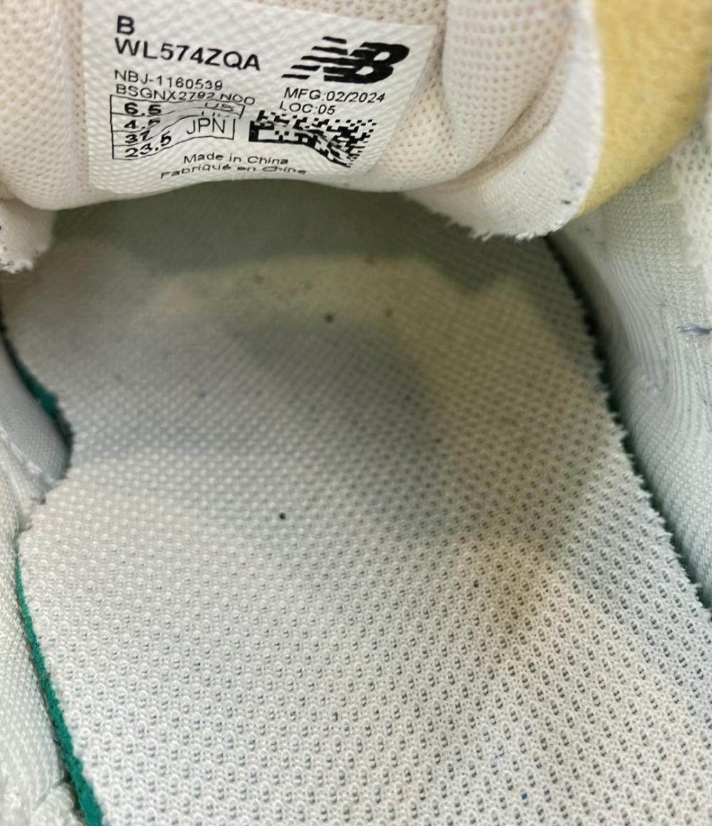 NEW BALANCE ローカットスニーカー 厚底 WL574ZQA レディース SIZE 23.5 (M) ニューバランス