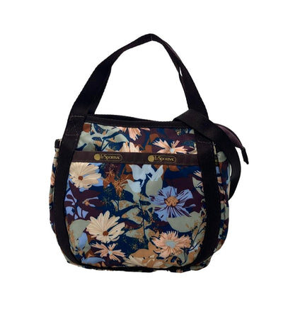 美品 LeSportsac 2way ハンドバッグ ショルダーバッグ 斜め掛け 花柄 レディース レスポートサック