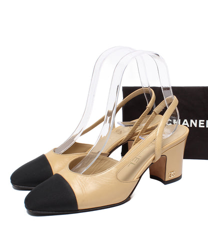 CHANEL パンプス スリングバック シューズ バックストラップ レディース SIZE 35C シャネル