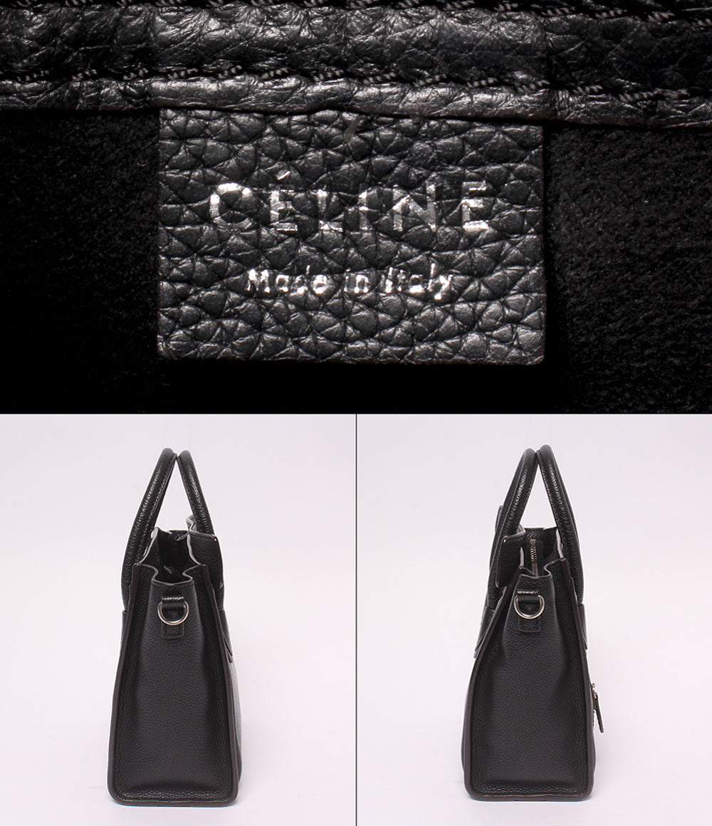 CELINE 2WAY ハンドバッグ ショルダーバッグ 肩掛け 斜め掛け ラゲージ ナノ レディース セリーヌ