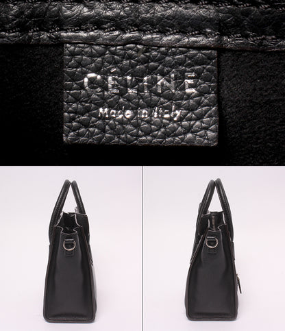 CELINE 2WAY ハンドバッグ ショルダーバッグ 肩掛け 斜め掛け ラゲージ ナノ レディース セリーヌ