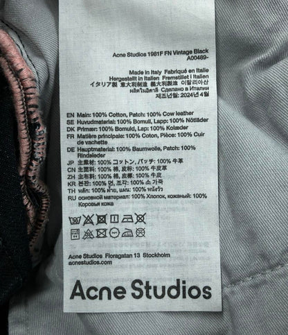 アクネステュディオス デニムパンツ ボタンフライ レディース SIZE 68A (L) ACNE STUDIOS