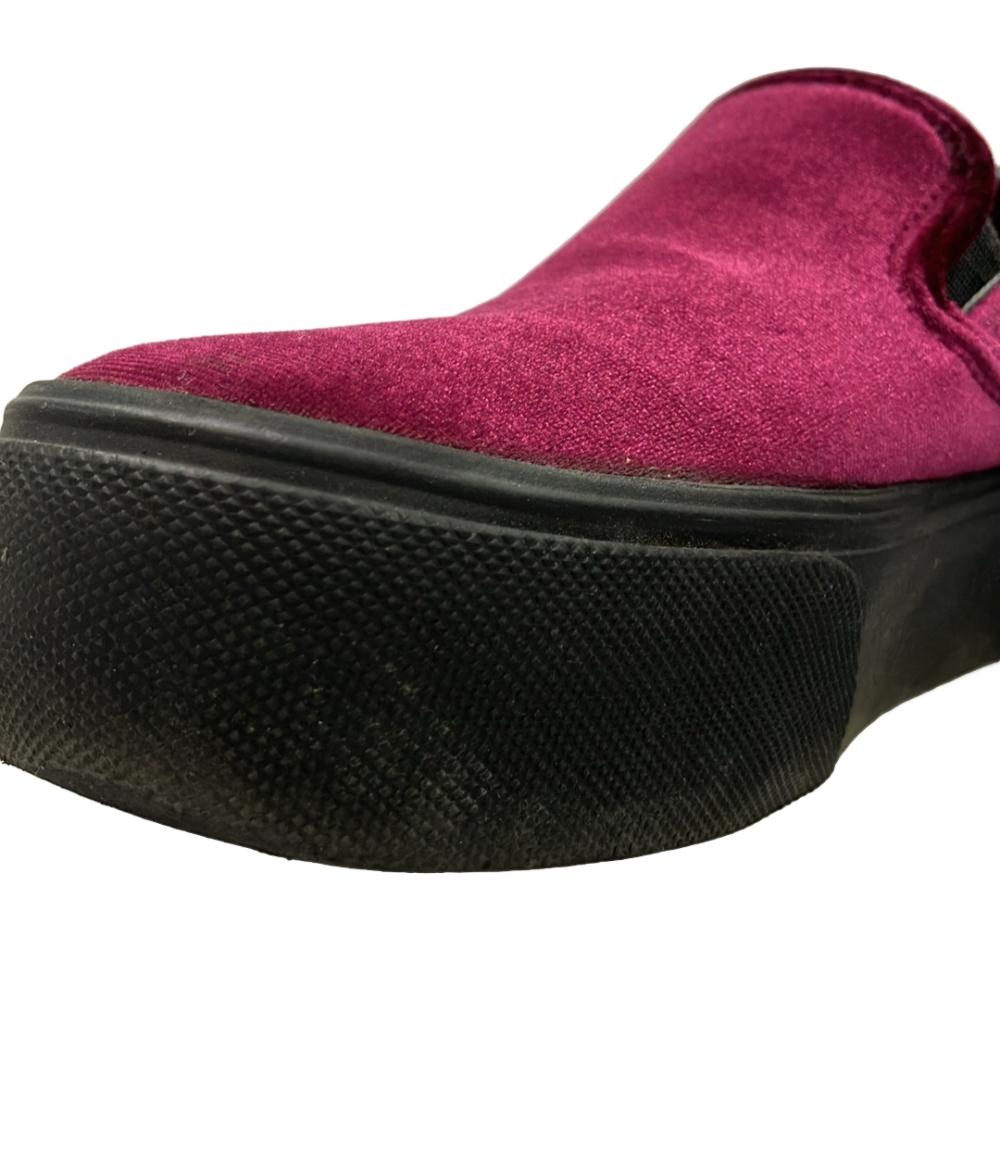 VANS ベルベット厚底スリッポン スリッポン シック 540300-0003 レディース SIZE 22.5 (S) バンズ