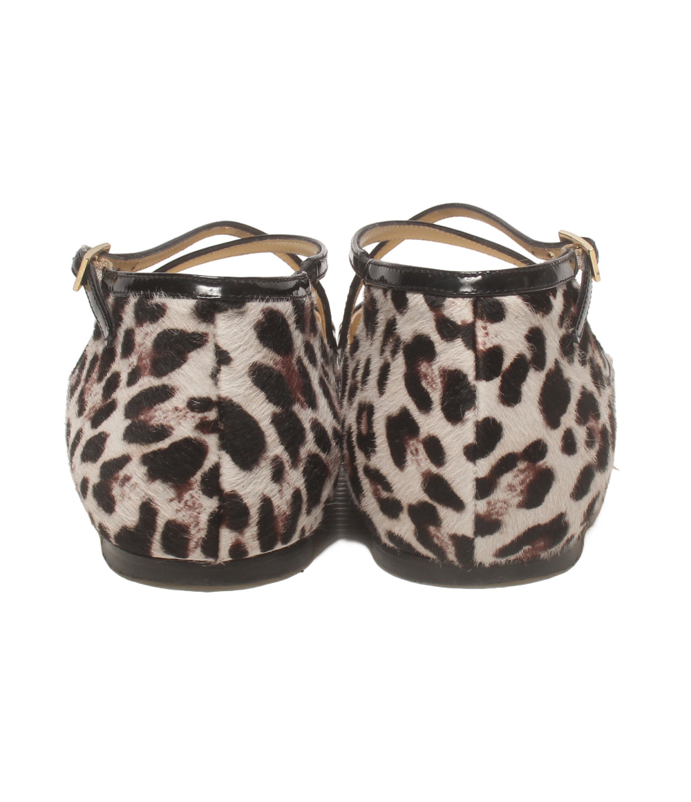 Jimmy Choo パンプス フラットシューズ クロスストラップ レディース SIZE 36 ジミーチュウ