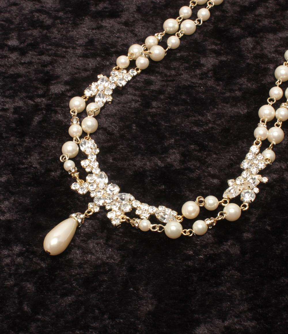 美品 ストロベリーフィールズ ネックレス レディース STRAWBERRYFIELDS