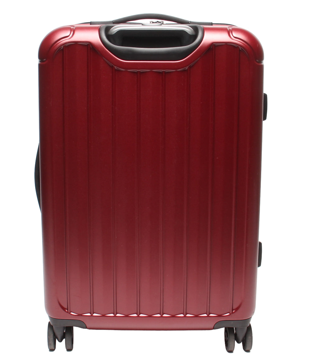 プラダ　PRADA トラベルバッグ　旅行用　スーツケース　赤　レッド　プレート PRADA キャリーバッグ スーツケース レディース メンズ プラダ