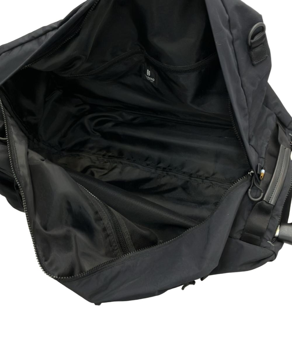 美品 ミレスト キャリーバック ダッフルバッグ ショルダーバッグ 3WAY 斜め掛け TROT MLS883-BK レディース milesto