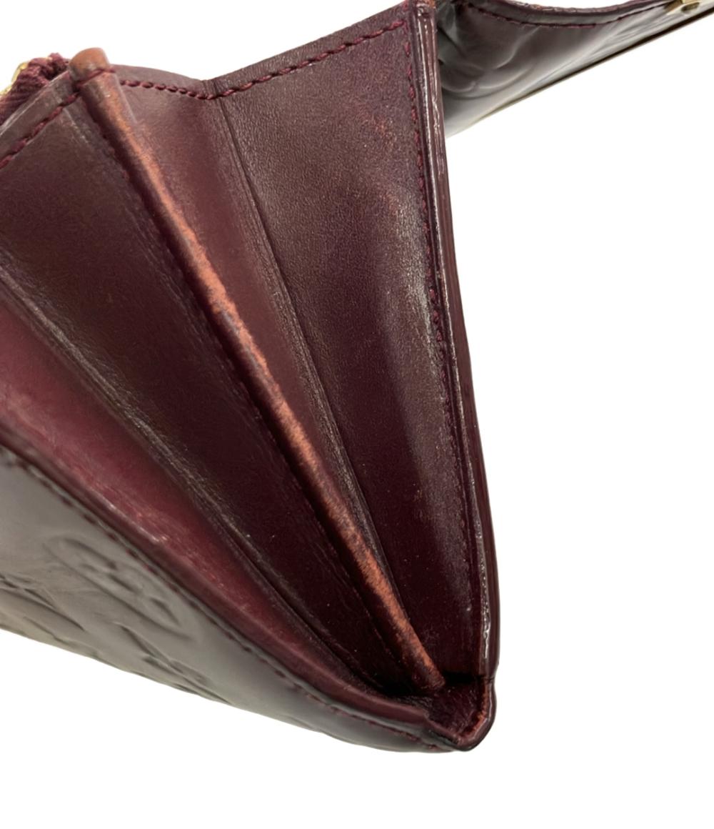 LOUIS VUITTON 長財布 エナメル モノグラム ヴェルニ M19592