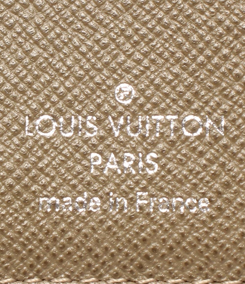 美品 LOUIS VUITTON 二つ折り財布 ポルトフォイユ ミュルティプル タイガ M32810 メンズ ルイ・ヴィトン